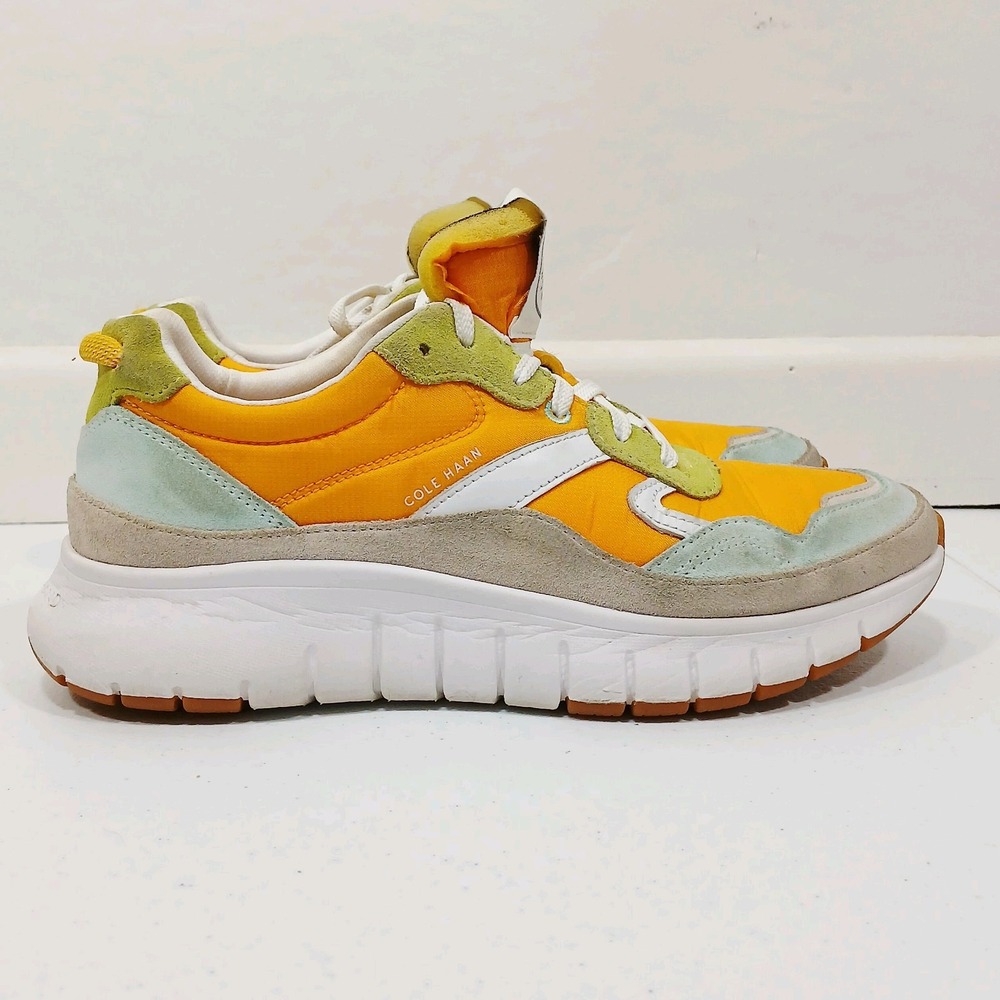 Cole‎ Haan Zerogrand Athletic Running Shoe Sneaker Orange Womens Sz 9B Cushioned
